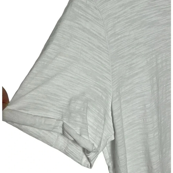 Jack and Jones  100 % cotton Tee shirt , white ,lightweight,Textured,resortwear - Picture 7 of 15